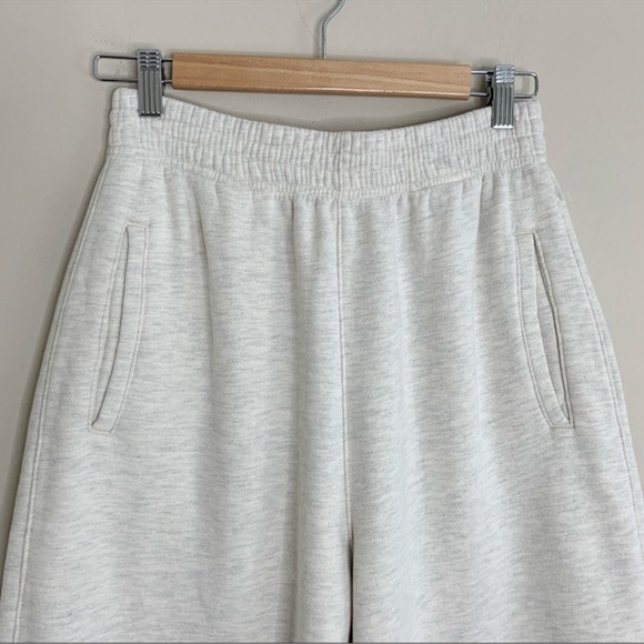 NEW Agolde Balloon Sweatpants Oatmeal Heather - Picture 8 of 15